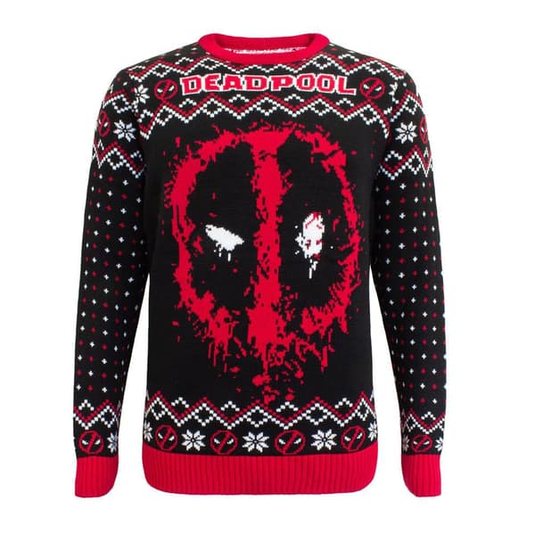 Heroes Inc Deadpool Juletrøje Rød XL
