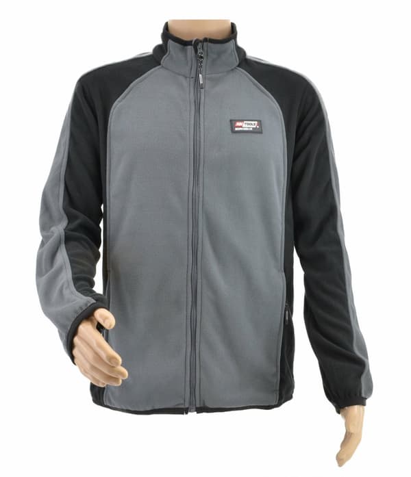 AWTOOLS FLEECE SWEATSHIRT T1/ GRÅ-SORT/ XXXL