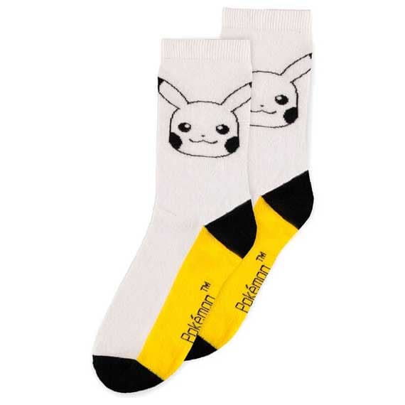 Dimasa Pakke Med 3 Pikachu Pokemon-strømper Gul