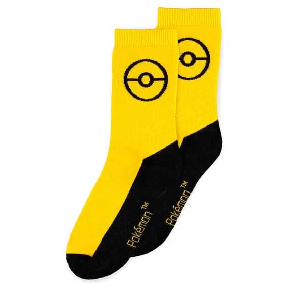 Dimasa Pakke Med 3 Pikachu Pokemon-strømper Gul