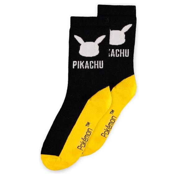 Dimasa Pakke Med 3 Pikachu Pokemon-strømper Gul