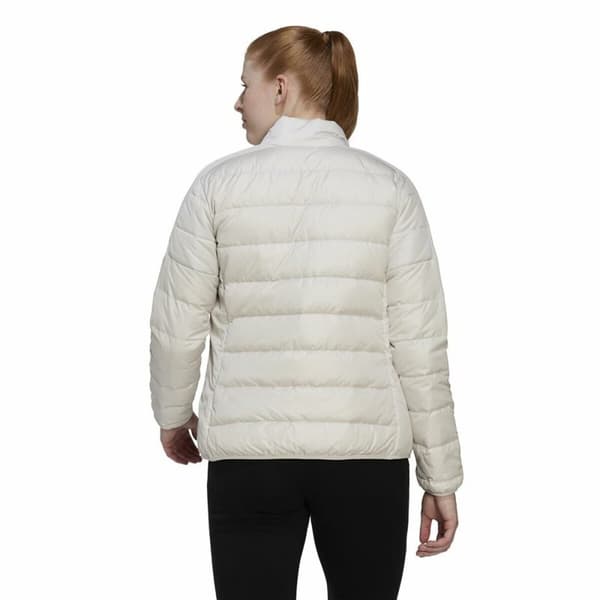 Sportsjakke til damer Adidas Essentials Hvid