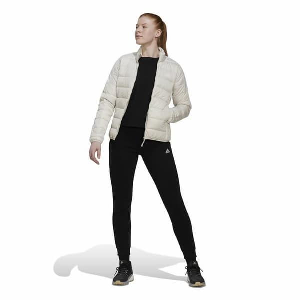 Sportsjakke til damer Adidas Essentials Hvid