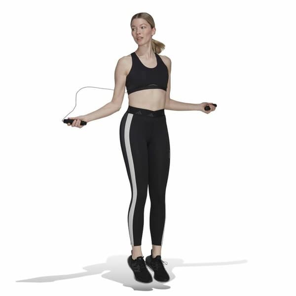 Naisten urheilulegginsit Adidas 7/8 Hyperglam Musta