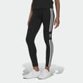 Pikkukuva 2 / 5: Naisten urheilulegginsit Adidas Adicolor 3 Stripes Trefoil Musta