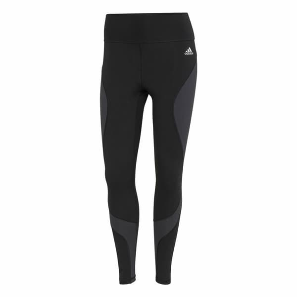 Naisten urheilulegginsit Adidas 7/8 Essentials Hiit Colorblock Musta