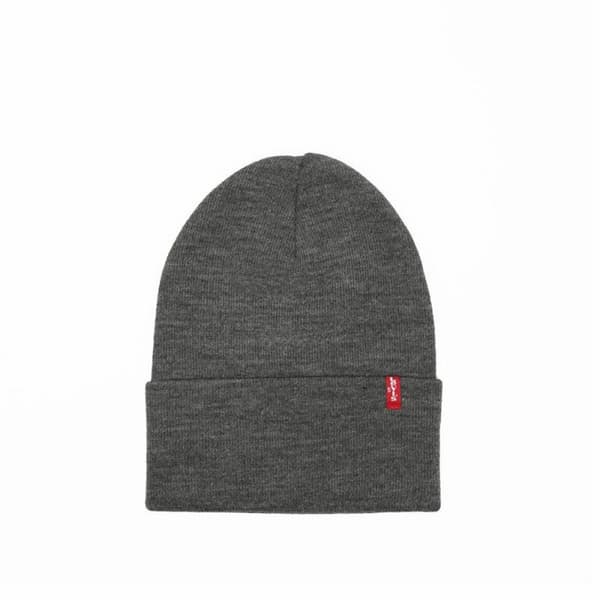 Urheilupäähine Levi's Slouchy Red Tab Beanie Regular Tumman harmaa Yksi koko