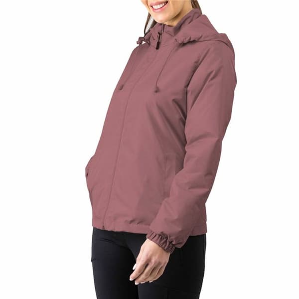 Regnfrakke Alphaventure Sella Dusty Mørk pink