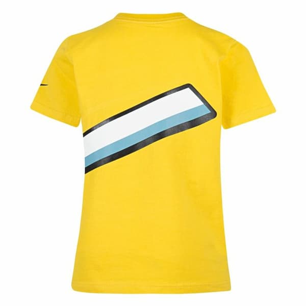 T-shirt med kortärm Nike Swoosh Knockou Gul - 5-6 år