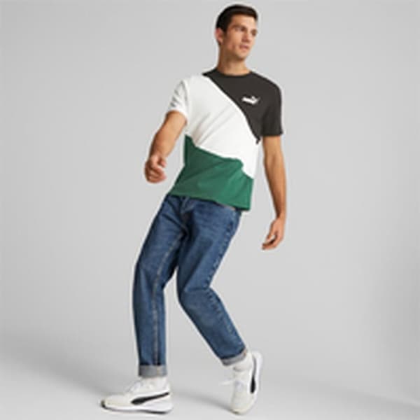 T-shirt Puma Power Cat Grön Män - S