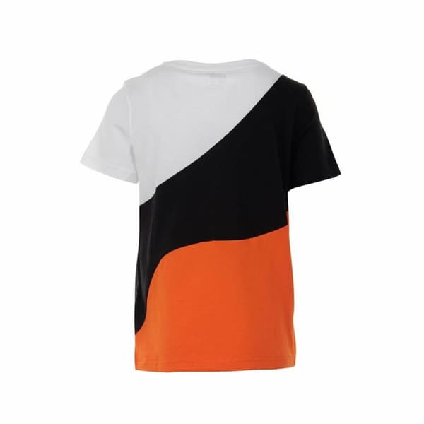 T-shirt med kortärm Barn Puma Power Cat Svart - 11-12 år