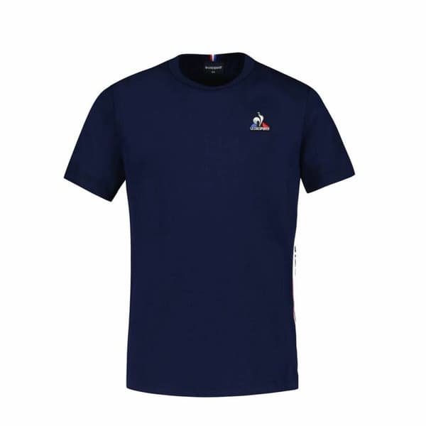 T-shirt med kortärm Barn Le coq sportif N°1 Tricolore Blå - 12 år
