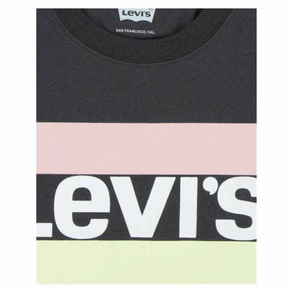 T-shirt Levi's Sportswear Logo Dark Shadow Svart - 12 år