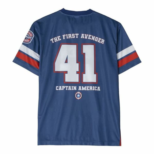 T-shirt med kortärm Unisex The Avengers Legend Blå - XL