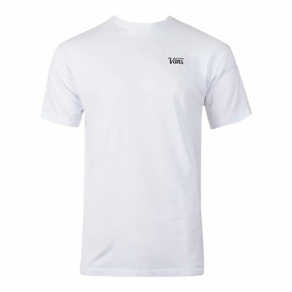 Barn T-shirt med kortärm Vans Mini Scrip-B Vit - 8-10 år