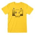Miniatyrbild 1 av 2: T-shirt med kortärm Unisex Pokémon Pikachu Katakana Gul - M