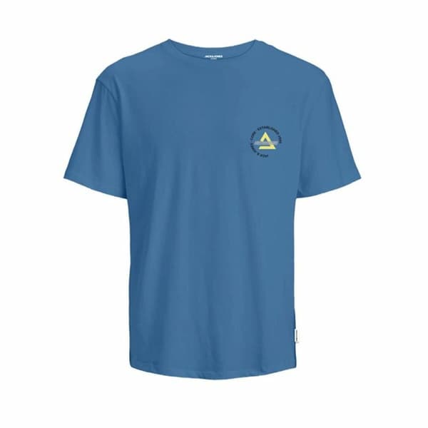 Barn T-shirt med kortärm Jack & Jones Jcofast Print Tee Ss Blå - 164 cm