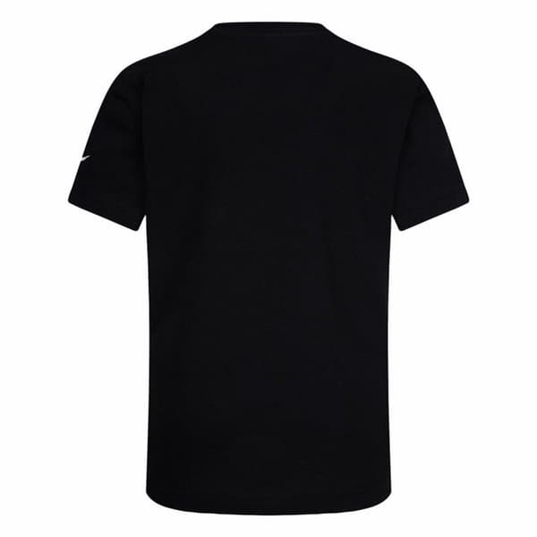 Barn T-shirt med kortärm Nike Sport Splash Svart - 7 år