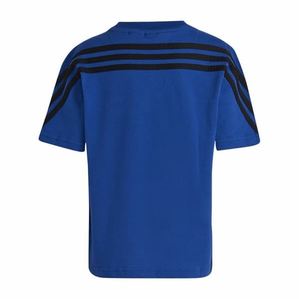 Barn T-shirt med kortärm Adidas Spider-Man Blå - 4-5 år