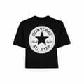 Miniatyrbillede 3 af 6: Kortærmet T-shirt Signature  Converse  Chuck Patch Boxy Sort - 6-7 år