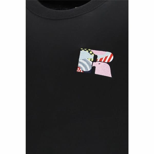 Kortærmet T-shirt Russell Athletic Emt E36221 Sort Mænd - M