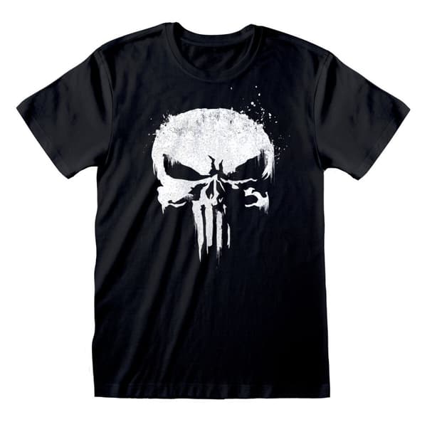 Kortærmet T-shirt Marvel Logo Sort Unisex - S