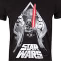 Miniatyrbillede 2 af 3: Kortærmet T-shirt Star Wars Galaxy Portal Sort Unisex - S