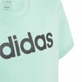 Miniatyrbillede 3 af 6: Børne Kortærmet T-shirt Adidas Linear Logo Grøn Akvamarin - 14-15 år