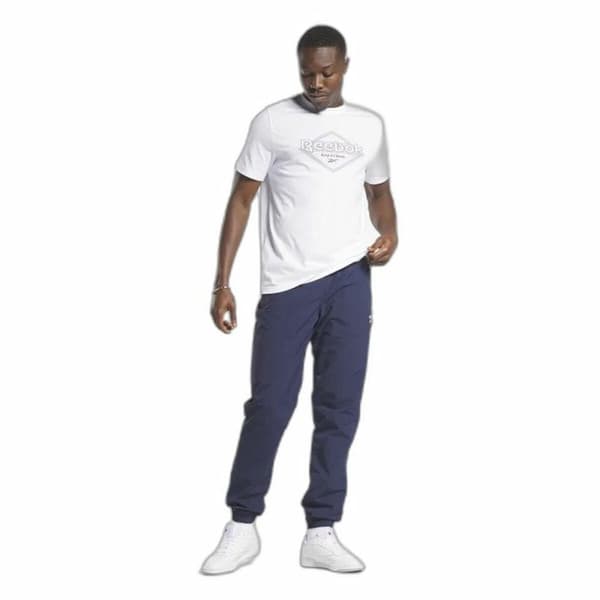 Kortærmet T-shirt til Mænd Reebok Graphic Series Hvid - XL