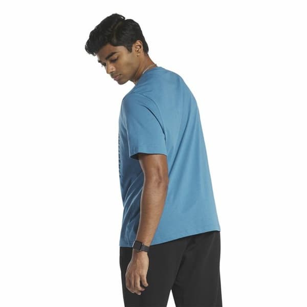 Kortærmet T-shirt til Mænd Reebok GS Rec Center Blå - XL