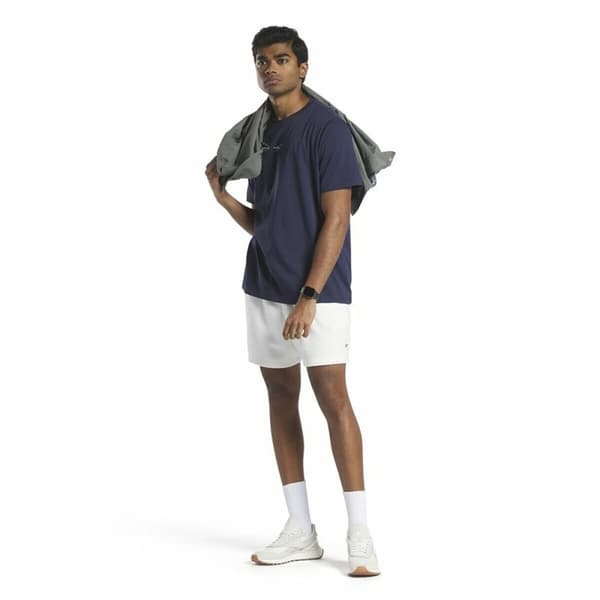 Kortærmet T-shirt til Mænd Reebok GS Tailgate Team Mørkeblå - S