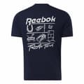 Miniatyrbillede 2 af 8: Kortærmet T-shirt til Mænd Reebok GS Tailgate Team Mørkeblå - S