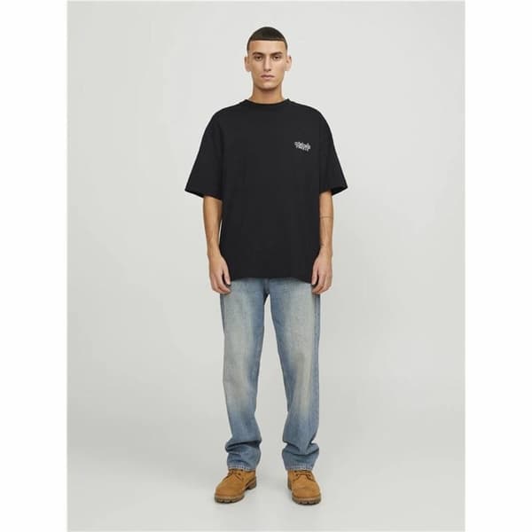 Miesten T-paita Jack & Jones bari Back Musta Miehet - M