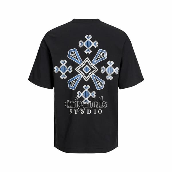 Miesten T-paita Jack & Jones bari Back Musta Miehet - M