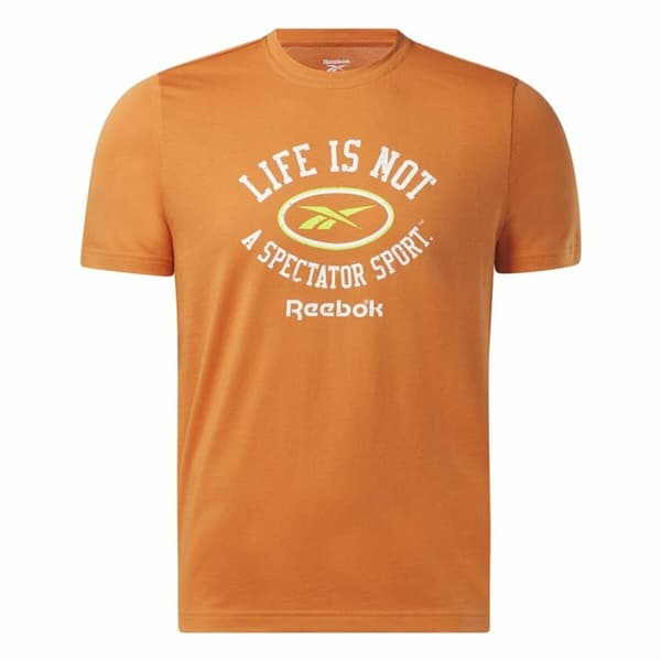 Miesten T-paita Reebok Graphic Series Oranssi - S