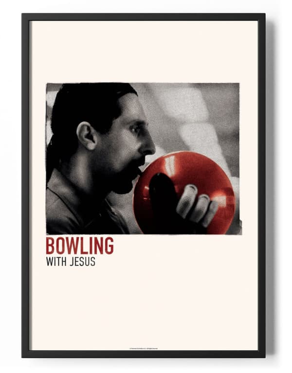 Bowling With Jesus Poster 50x70