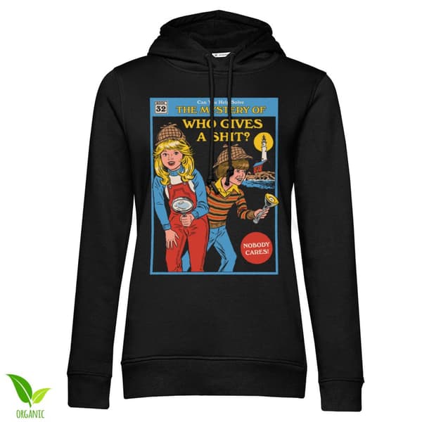 The Mystery Of Who Gives A Sh™t Girly Hoodie