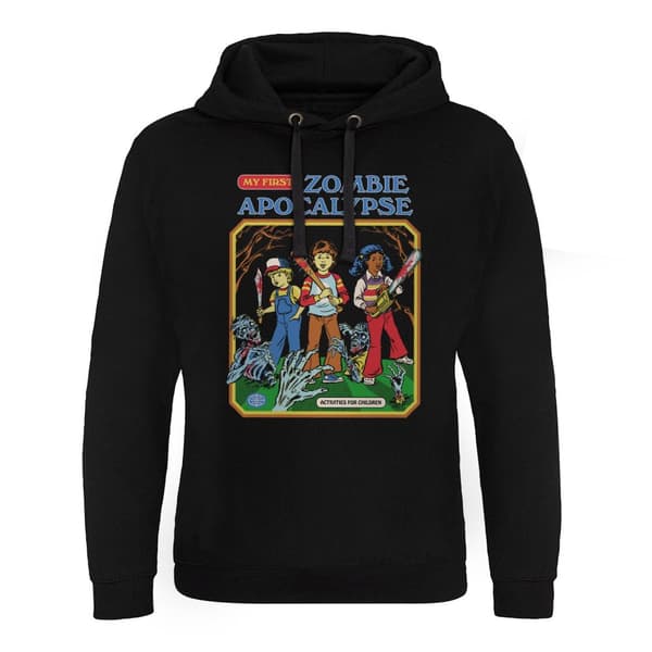 My First Zombie Apocalypse Epic Hoodie Black Small