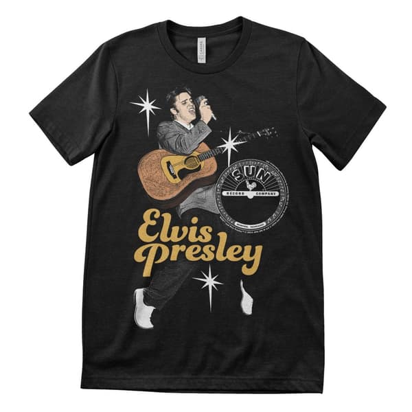 Elvis On Toes T-Shirt Black X-Large