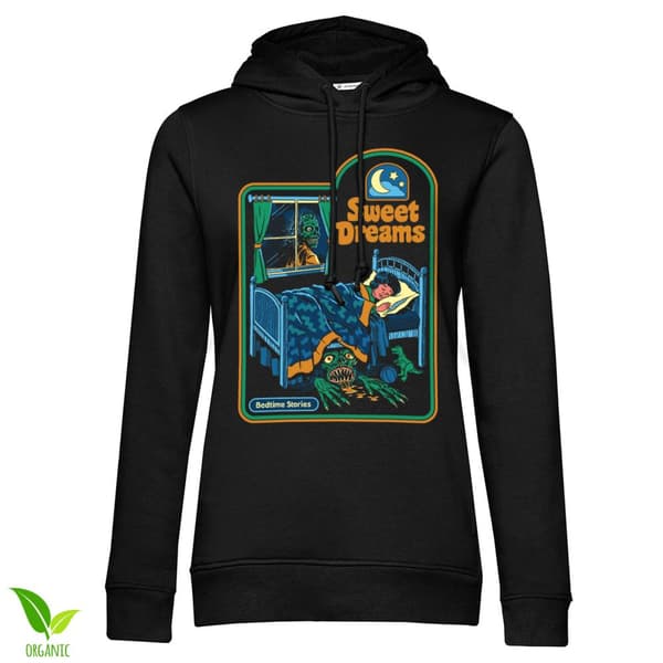 Sweet Dreams Girly Hoodie Black Large