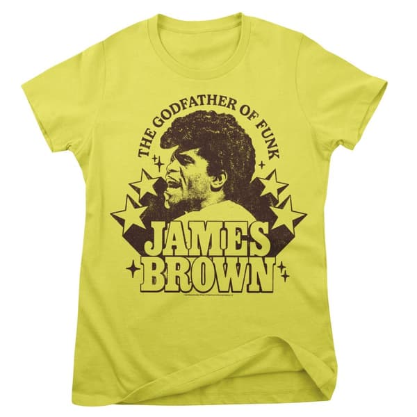 The Godfather Of Funk Girly Tee Yellow Medium