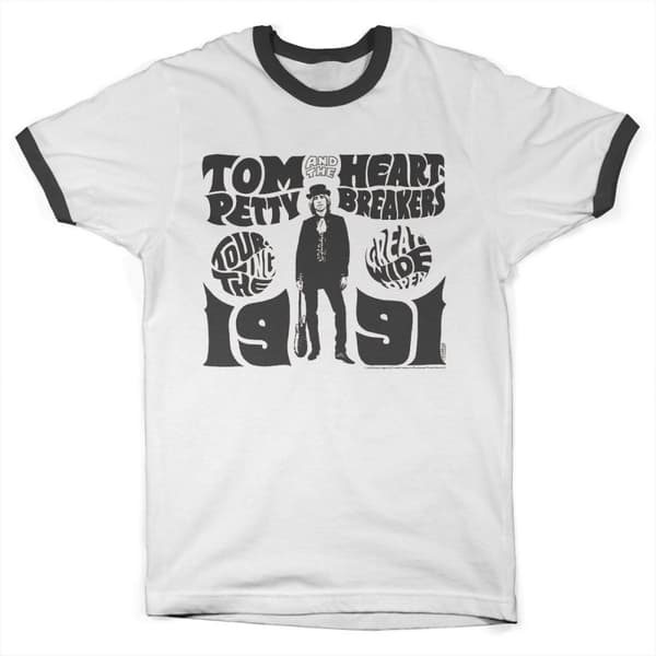 Tom Petty - Great Wide Open Ringer Tee Small