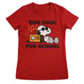 Miniatyrbild 2 av 8: Snoopy - Too Cool For School Girly Tee