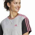 Miniatyrbild 4 av 6: T-shirt med kortärm Dam Adidas 3S Cr Grå - M