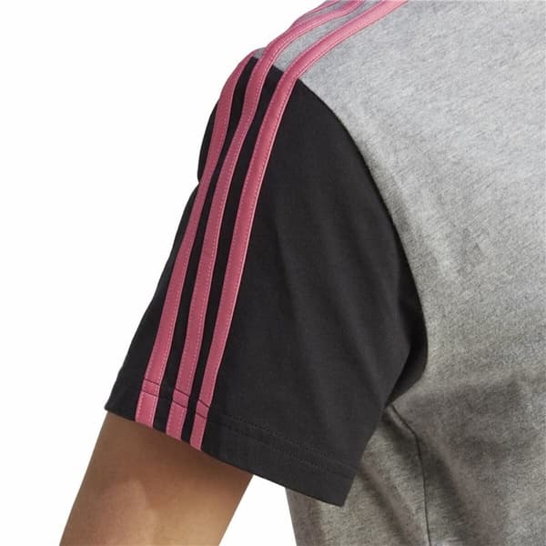 Kortarmet T-skjorte til Kvinner Adidas 3S Cr Grå - S