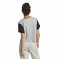 Pikkukuva 3 / 6: Naisten T-paita Adidas 3S Cr Harmaa - S