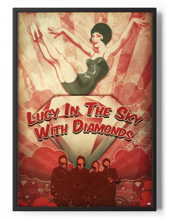 Lucy In The Sky With Diamonds Poster 50x70