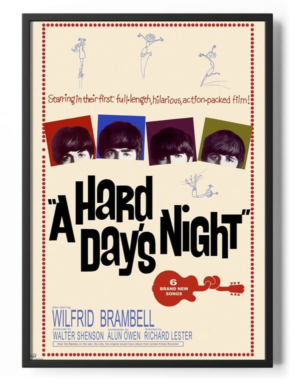 A Hard Days Night Poster 50x70