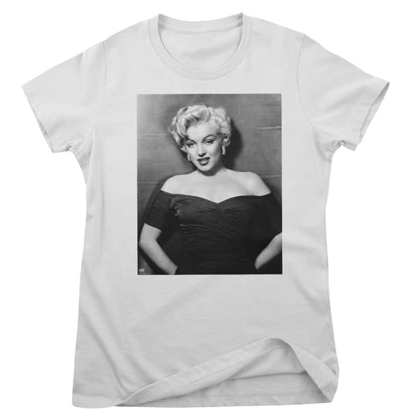 Marilyn Monroe - Can't Look Away From You Girly Tee White Medium