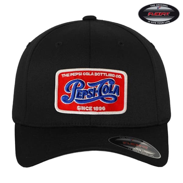 Retro Pepsi-Cola Patch Baseball Cap Black S/M